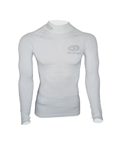 BV SPORT Anatomical Technic Long Sleeve Man T-shirt - White