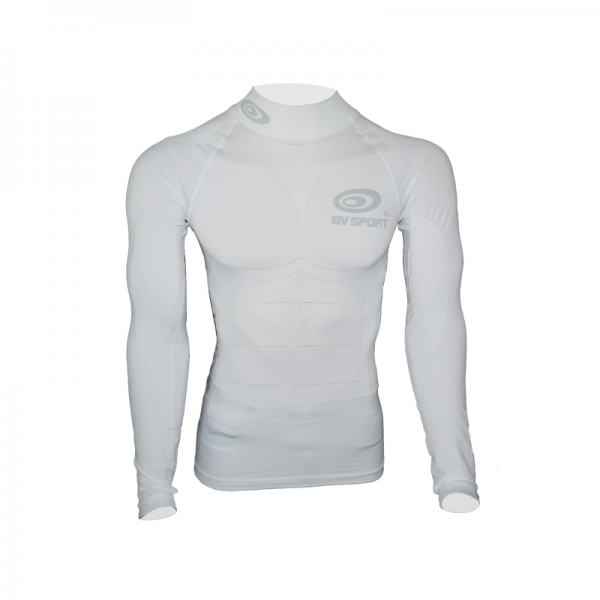 BV SPORT Anatomical Teknik T-shirt Uzun Kollu - Beyaz